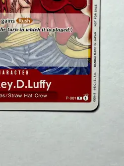 Monkey.D.Luffy (Promotion Pack 2022) P-001 One Piece Promotion Cards Pre Errata - Image 5
