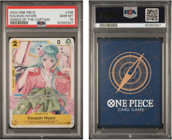 2024 ONE PIECE OP06-106 WINGS OF THE CAPTAIN #106 KOZUKI HIYORI PSA 10 GEM SR - Image 1