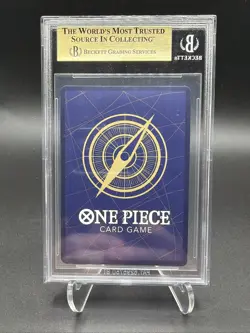 Beckett One Piece Dracule Mihawk Manga Art SEC Foil OP14-119 BGS Pristine 10 - Image 3