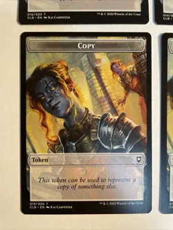 4x Mtg Baldur's Gate Copy Token NM/M Magic The Gathering - Image 2