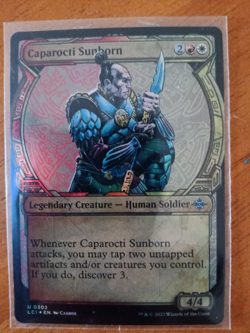 Caparocti Sunborn FOIL Magic The Gathering Ixalan SHOWCASE Human MTG 302 Soldier - Image 1