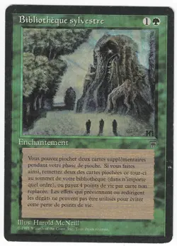 ►Magic-Style◄ MTG - Sylvan Library - French Renaissance FBB - Played - Image 1
