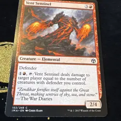 Magic the Gathering MTG Vent Sentinel (153) Iconic Masters LP - Image 1