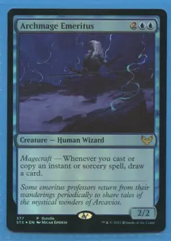 MTG: PROMO: Fat Pack: Strixhaven: School of Mages: Archmage Emeritus - Image 1