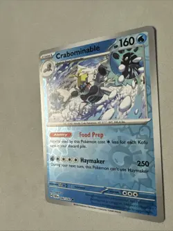 Pokemon TCG * SV Stellar Crown * 42/142 Crabominable * REVERSE HOLO U * FRESH PK - Image 2