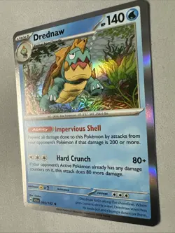 Pokemon TCG * SV Stellar Crown * 44/142 Drednaw Holo Rare * FRESH PK - Image 2