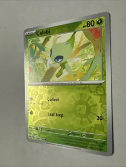 Pokemon TCG * SV Stellar Crown * 4/142 Celebi * REVERSE HOLO Uncommon * FRESH PK - Image 2