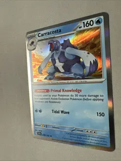 Pokemon TCG * SV Stellar Crown * 38/142 Carracosta Holo Rare * FRESH PK - Image 2