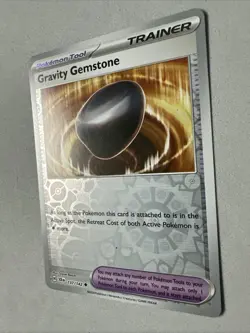Pokemon TCG * SV Stellar Crown * 137/142 Gravity Gemstone * REVERSE HOLO U * NM - Image 2