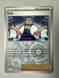 Pokemon TCG * SV Stellar Crown * 138/142 Kofu * REVERSE HOLO Uncommon * FRESH PK - Image 1