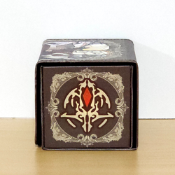 Blazing Cartesia Deck Box - PU Leather - TCG/CCG Storage - YuGiOh - Image 4