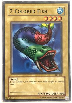 YuGiOh! - 7 Colored Fish - SDJ-008 - Unlimited - Common - Image 1