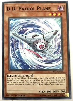 YuGiOh! - D.D. Patrol Plane - CHIM-EN028 - 1st Edition - Common - Image 1