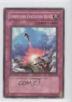 Compulsory Evacuation Device 1st Ed. YuGiOh Zombie Madness Structure Deck READ - Image 1