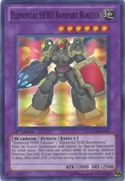 Elemental HERO Rampart Blaster - 1st Edition Legendary Collection 2 MP YuGiOh - Image 1