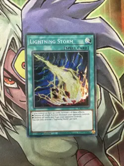 RA01-EN061 Lightning Storm New Ultimate Rare 1st Edition NM Yugioh Card - Image 1
