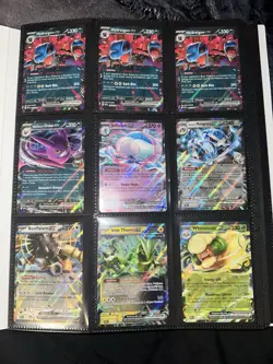 Scarlet & Violet Binder with 159 Pokemon Cards + 4 Sealed Cards And Card Holders - Image 3