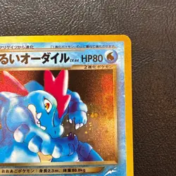 Dark Feraligatr No. 160 Holo Neo Destiny Japanese Pokemon Card Nintendo Japan - Image 3