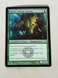 MTG FOIL Melira, Sylvok Outcast New Phyrexia Magic the Gathering - Image 1