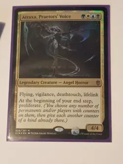 2016 MTG Breed Lethality Commander Deck Atraxa. Mint Condition Sleeved - Image 2