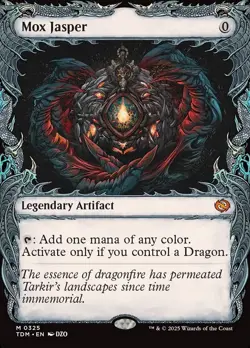 Mox Jasper X1 SHOWCASE FOIL -NM/M- Tarkir: Dragonstorm - Image 1