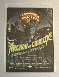 MTG Archon of Cruelty - Showcase Foil - Duskmourn - #371 - Image 1