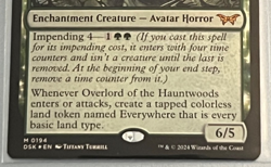MTG Overlord of the Hauntwoods - Foil - Duskmourn - #194 - Image 3