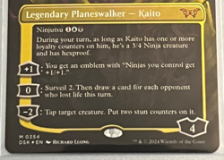 MTG Kaito Bane of Nightmares - Showcase Foil - Duskmourn - #354 - Image 3