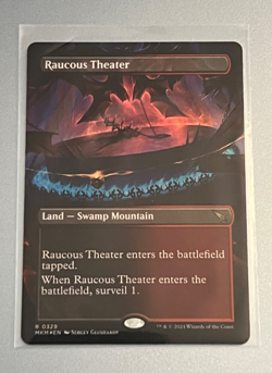MTG Raucous Theater - Borderless Foil - Murders at Karlov Manor - #329 - Image 1