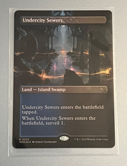 MTG Undercity Sewers - Borderless Foil - Murders at Karlov Manor - #332 - Image 1