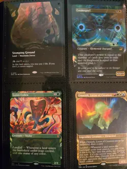 MTG binder, personal collection, contains many rares, foils and staples - Image 1