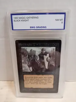 Magic The Gathering - Beta - Black Knight - BMG 8 - Image 1
