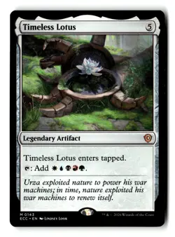 Timeless Lotus 143 Mythic Commander: Lorwyn Eclipsed Magic: The Gathering NM - Image 1
