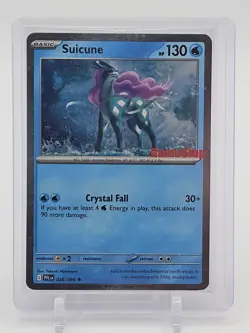 SUICUNE 2025 POKEMON PHANTASMAL FLAMES GAME STOP STAMPED PROMO #026/094 C Q5677 - Image 1