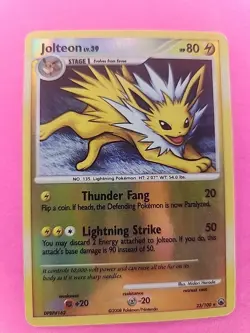 Jolteon Reverse Holo Diamond & Pearl Magestic Dawn Pokemon Card WOTC NM - Image 1