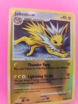 Jolteon Reverse Holo Diamond & Pearl Magestic Dawn Pokemon Card WOTC NM - Image 2