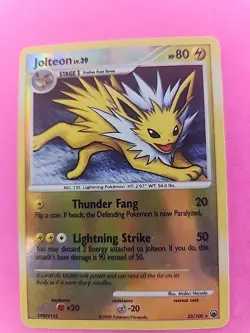 Jolteon Reverse Holo Diamond & Pearl Magestic Dawn Pokemon Card WOTC NM - Image 3