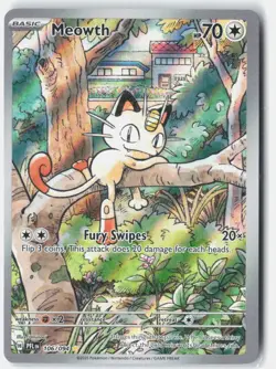 Meowth ME02: Phantasmal Flames 106/094 Pokemon Card Holo - Image 1