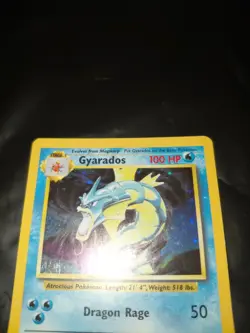 Gyarados 6/102 Holo Rare Base Set Pokemon Card WOTC - Image 2