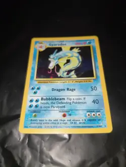 Gyarados 6/102 Holo Rare Base Set Pokemon Card WOTC - Image 4