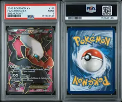 PSA 9 2016 Pokemon XY Breakpoint Darkrai EX 118/122 Full Art Holo - Image 3