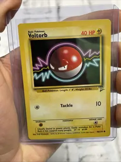 VOLTORB - Base Set 2 - 98/130 - Common - Pokemon Card - Unlimited - NM WOTC TCG - Image 1