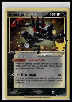 Greninja Star SWSH: Sword & Shield Promo Cards #SWSH144 Near Mint or Better - Image 1