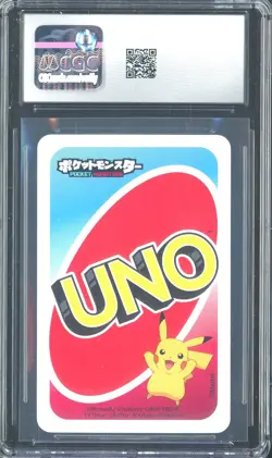 2021 Pokemon Japanese Playing Cards Pocket UNO Skip Yellow Unown CGC 10 Gem Mint - Image 2