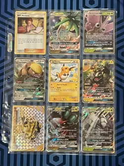 GX/MID ERA/FULL ART Pokemon - 9 Cards - binder bundle card lot - Image 1