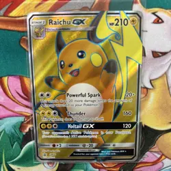 Pokemon TCG Raichu GX SM90 Black Star Promo Sun and Moon NM/M Condition - Image 3