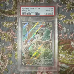 Pokemon PSA 10 Meowth PFL Phantasmal Flames 106/094 Illustration Rare Holo EN - Image 1