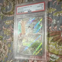 Pokemon PSA 10 Meowth PFL Phantasmal Flames 106/094 Illustration Rare Holo EN - Image 3