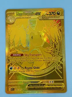 Mega Dragonite EX Pokemon TCG 295/217 Ascended Hero’s Gold - Image 3