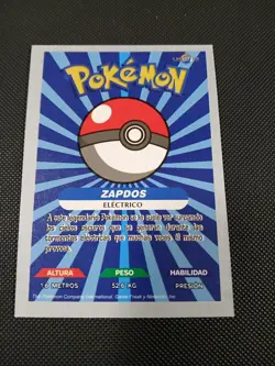 Pokemon 2024 Crealaser Database Peru Holo Zapdps 145 US Seller - Image 2